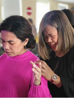 Women praying